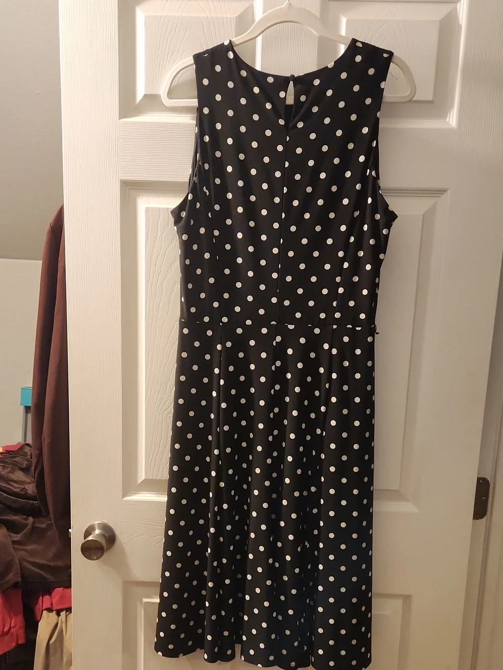 Ralph Lauren Black Dress with White Polka Dots